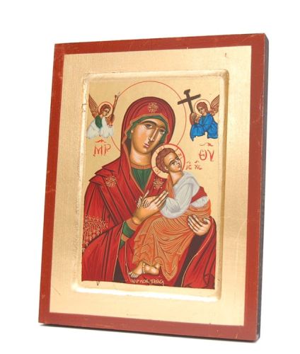 Ikona bizantyjska Matka Boża Nieustającej Pomocy 18 x 24 cz e-religijne.pl