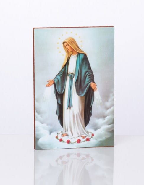 OBRAZY I OBRAZKI religijne: Matka Boża Niepokalana - obrazek 10 x 15 sklep z dewocjonaliami e-religijne.pl