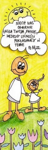 Religijna zakładka do książek "Niech nas ogrania łaska Twoja ..." e-religijne.pl
