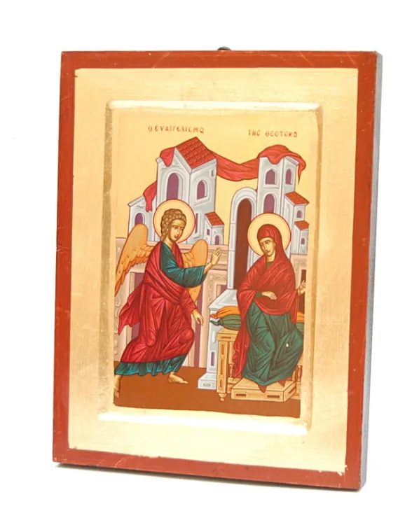 Ikona bizantyjska Zwiastowanie e-religijne.pl