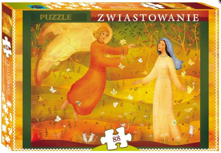 Puzzle religijne dla dzieci - Zwiastowanie (20 x 30 - 88 elementów) e-religijne.pl
