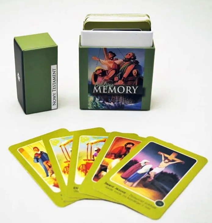 Biblije memory w pudełku - Nowy Testament księgarnia chrześcijańska e-religijne.pl