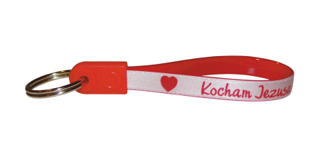 Brelok religijny pętelka "Kocham Jezusa" e-religijne.pl