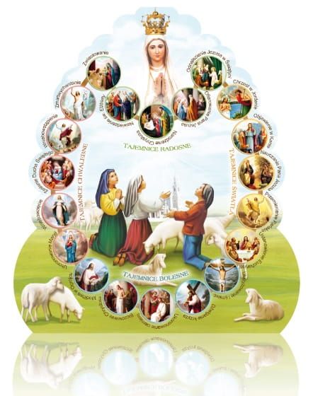Sprawdziany dla dzieci na różaniec - kontrolki różańcowe sklep liturgiczny artykuły pomoce duszpasterskie