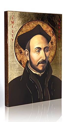 Ikona Świętego Ignacego Loyoli 12 x 16