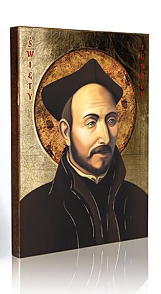 Ikona Świętego Ignacego Loyoli 12 x 16