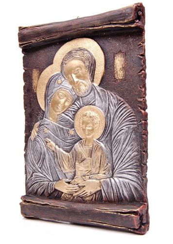 Płaskorzeźba żywiczna Święta Rodzina e-religijne.pl