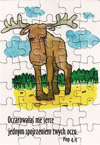 Puzzle religijne dla dzieci - Oczarowałaś me serce... (Pnp 4,9) e-religijne.pl