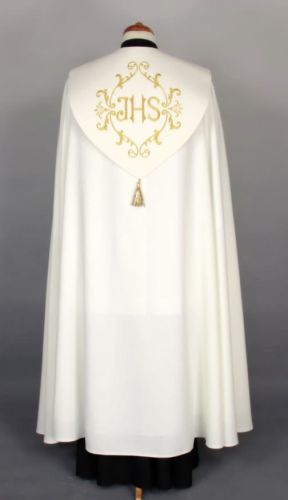 Kapa biała haftowana 2-084-11 e-religijne.pl