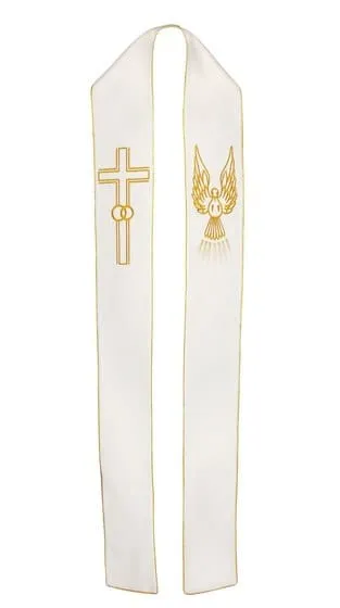 Stuła do udzielania Sakramentu Małżeństwa biała 4-123-0 e-religijne.pl