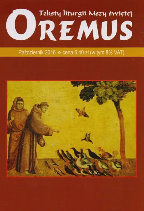 Oremus na PAŻDZIERNIK 2016 - teksty liturgii Mszy Świętej WYDAWNICTWO PROMIC KSIĘGARNIA E-RELIGIJNE.PL