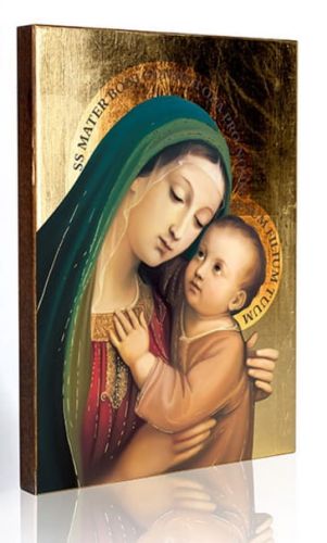 Sklep z ikonami religijnymi: Ikona Matka Boża Dobrej Rady - 11,5 x 16 dewocjonalia obrazy religijne księgarnia chrześcijańska