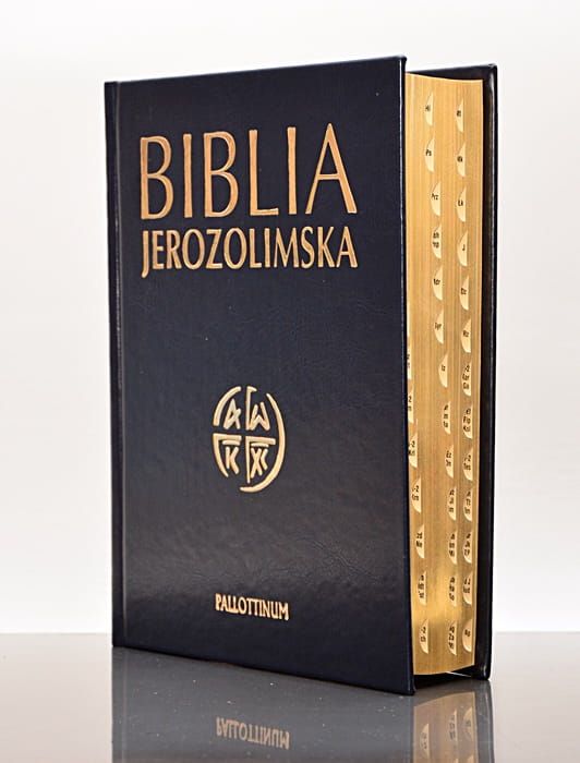 BIBLIA JEROZOLIMSKA złocona z paginatorami - Pallotinum